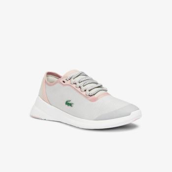 Lacoste LT Fit Synthetic and Textile Sneakers - Tenisky Dámské Světle Šedé / Světle Růžové | CZ-4cTT